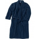 Badjas, kimono-stijl, donkerblauw, maat L
